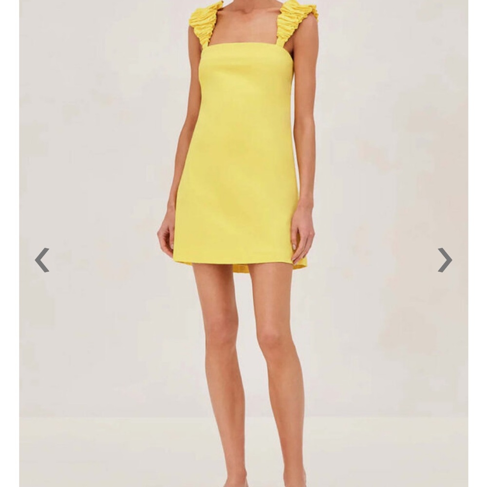 Alexis Yellow Mini Dress